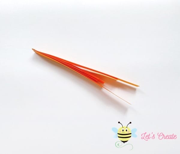 Paper Pumpkin Craft Step 3