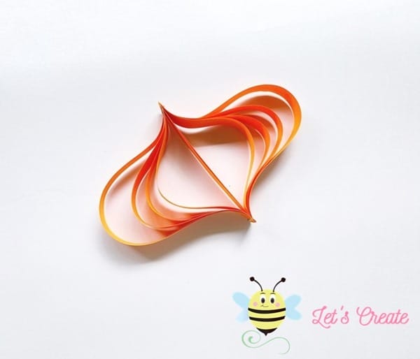 Paper Pumpkin Craft Step 4