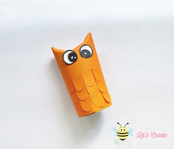 Tissue paper roll owl printable