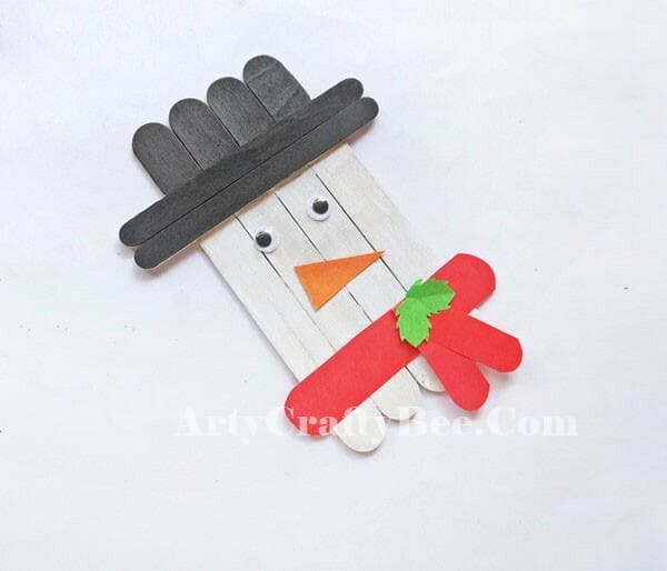 Popsicle-Stick-Snowman