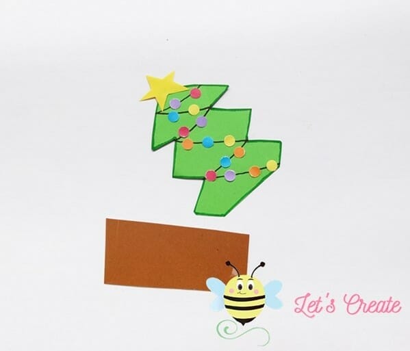 Paper Christmas Tree Bookmark