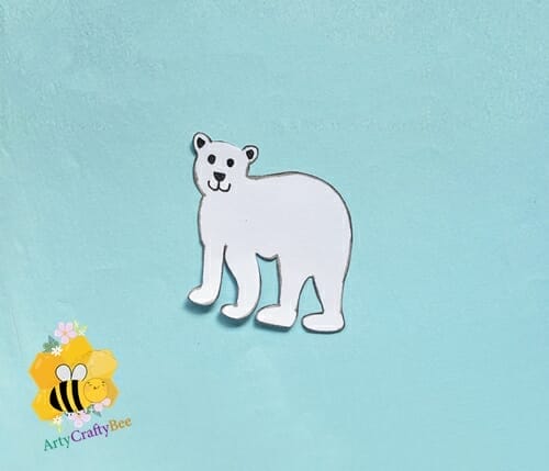 3D-Polar-Bear-Paper-Craft-Process-9