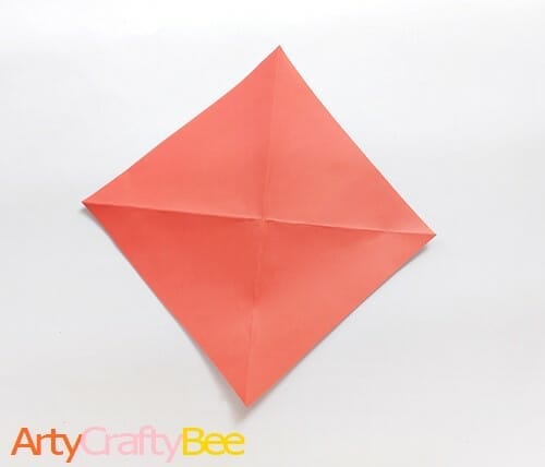 Origami-Santa Step By Step 4