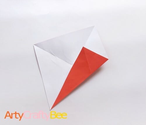 Origami-Santa Step By Step 5
