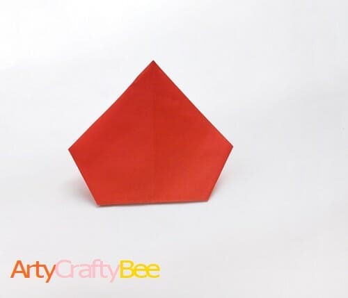 Origami-Santa Step By Step 8