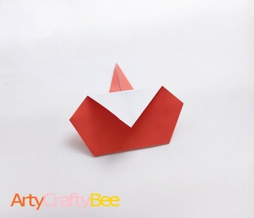 Origami-Santa Step By Step 9