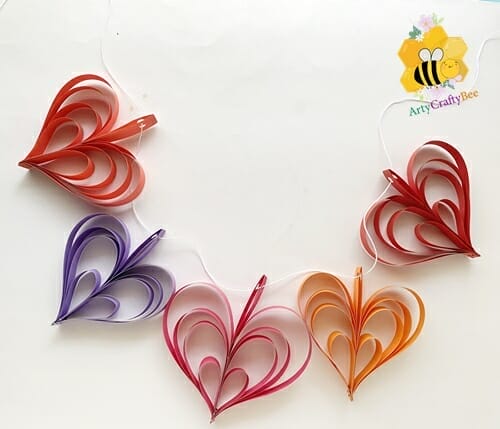 Paper-Heart-Garland-Craft-Process-15