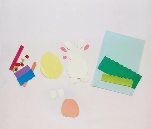 Easter-Bunny-Pop-Up-card-Craft Step 1