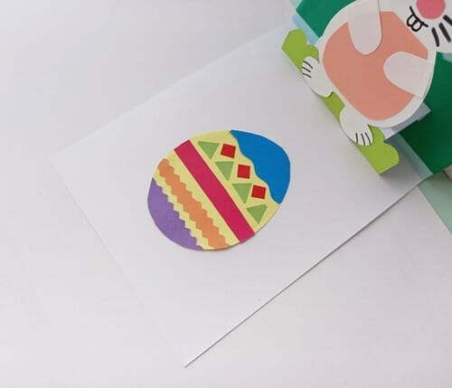 Easter Bunny Pop Up card Craft Step 13