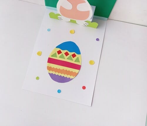 Easter Bunny Pop Up card Craft Step 14