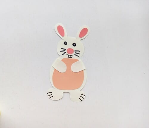 Easter-Bunny-Pop-Up-card-Craft Step 4