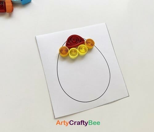quilled egg craft step 5