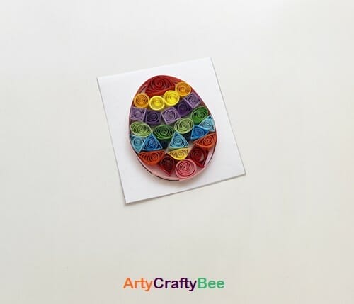 quilled egg craft step 9
