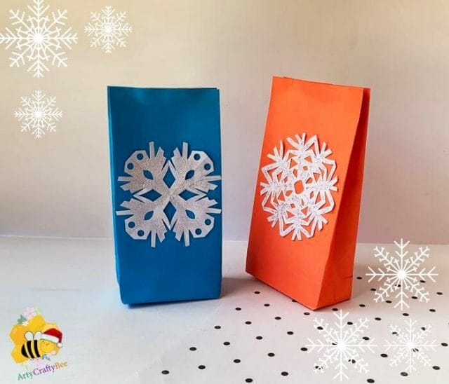 DIY Beautiful Christmas Gift Bags Craft