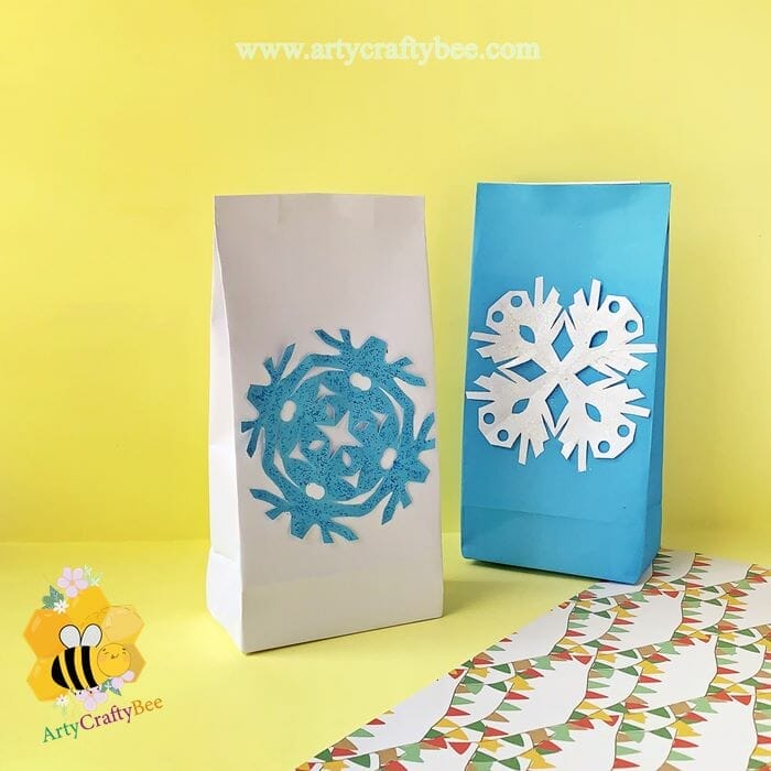 DIY Paper Christmas Gift Bags
