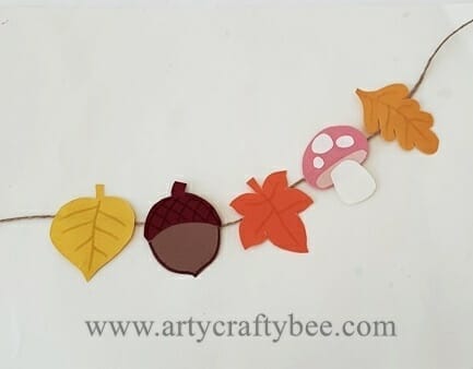 How To Make A Fall Leaf Garland: An Inexpensive Craft Idea