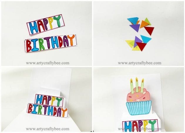 How To Make A DIY 3D Birthday Pop Up Card (6)