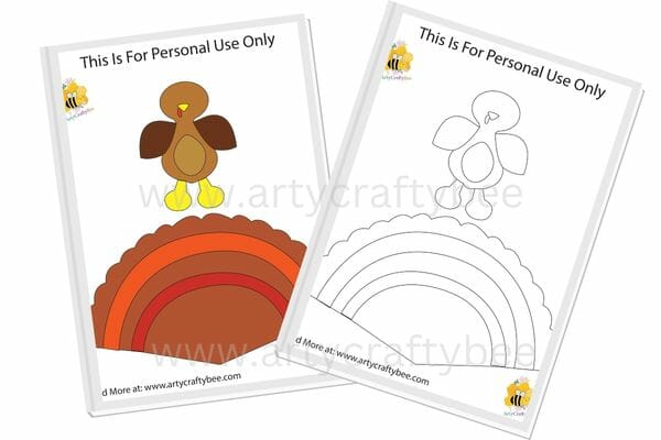 Download Paper Plate Turkery Template.