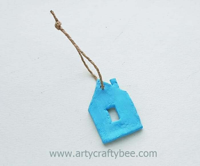 clay ornaments to paint