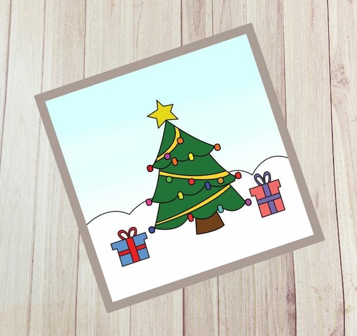 Santa's Sleigh Boat Watercolor Christmas Card – WonderfullyWritten