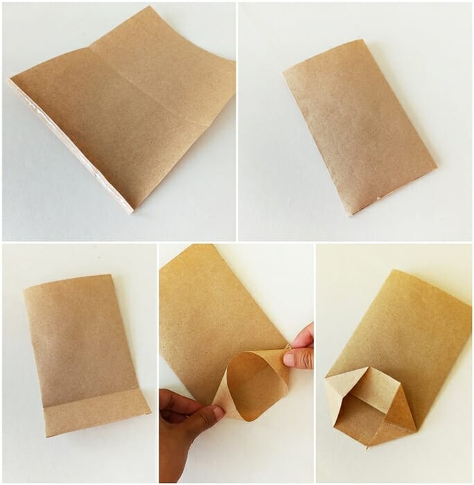How to make a paper bag with brown paper 1