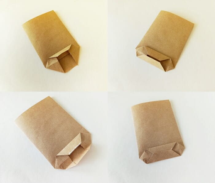 How to make a paper bag with brown paper 2