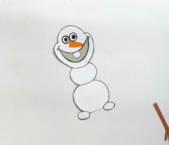 Olaf frozen crafts for preschoolers