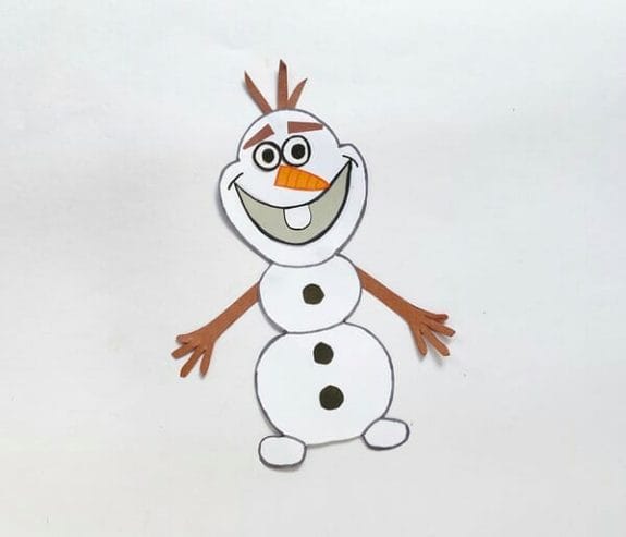 Olaf frozen crafts printable