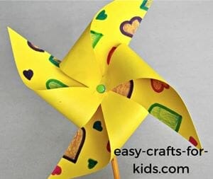 Paper Windmill Craft Tutorial