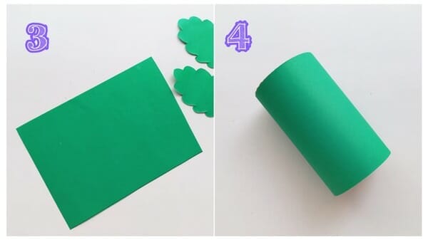 Tissue Paper Roll Flower Craft For Kids (2)