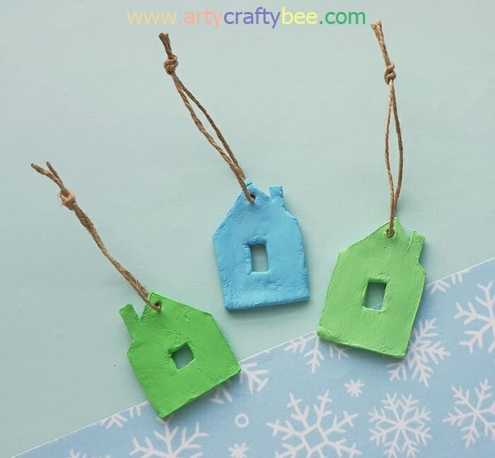 2D DIY Clay Ornament Ideas For Christmas Easy