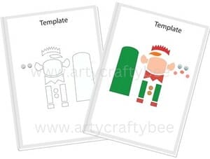 elf craft printable template