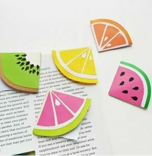 fruit corner bookmark craft