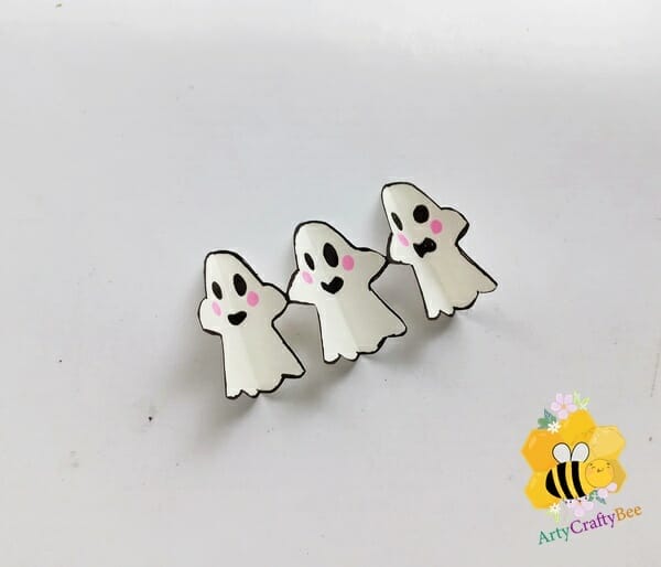 halloween ghost paper crafts