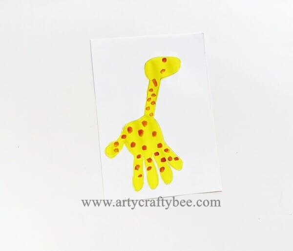 handprint chicken craft