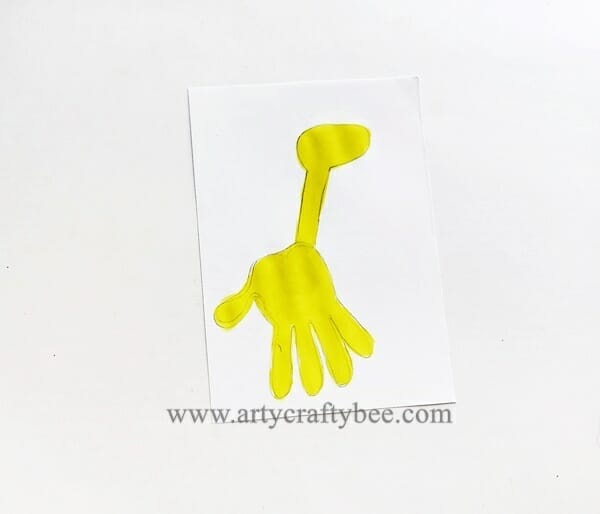 handprint painting for toddlers