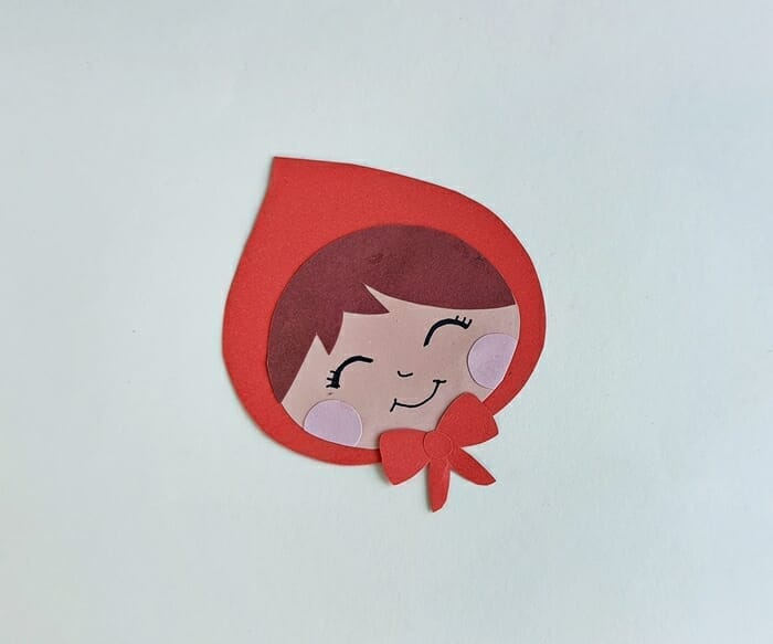 little red ridinghood story puppet craft (4)