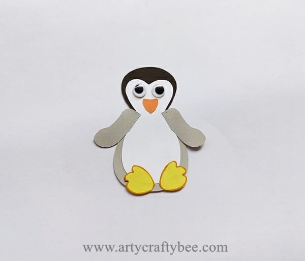 penguin paper plate craft