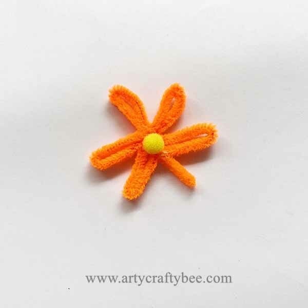 pipe cleaner flower craft