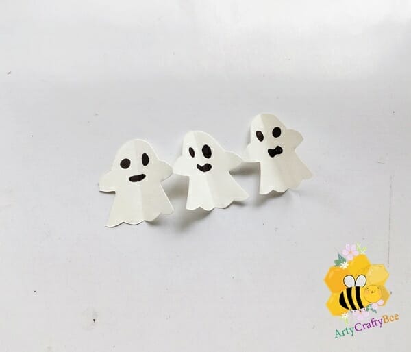 pop up card ghost Halloween craft