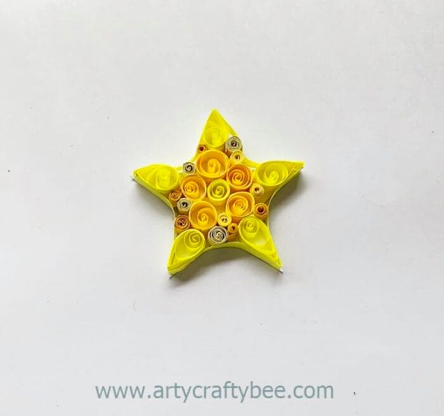 star craft with quilling paper (13)