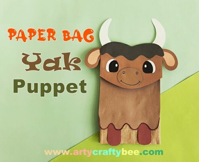 Paper Bag Yak Craft for Preschoolers With Easy Template