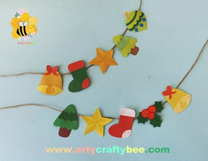 Paper Garland For Christmas Decoration Easy