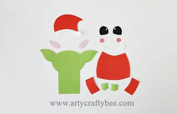 baby Yoda paper Craft Steps (1)