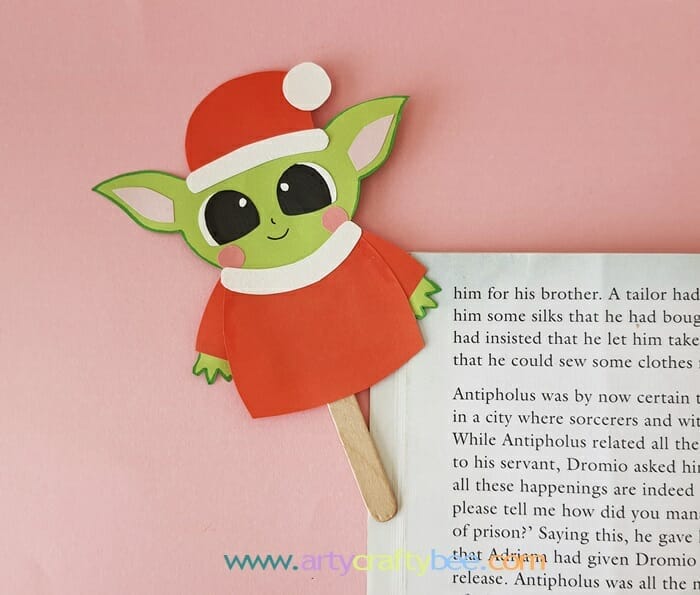 Baby Yoda Paper Craft For Christmas