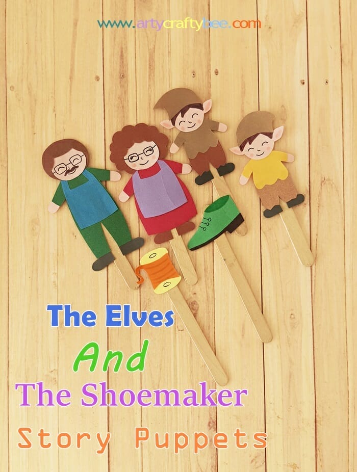 Christmas Story Paper Puppets The Elves and The Shoemaker
