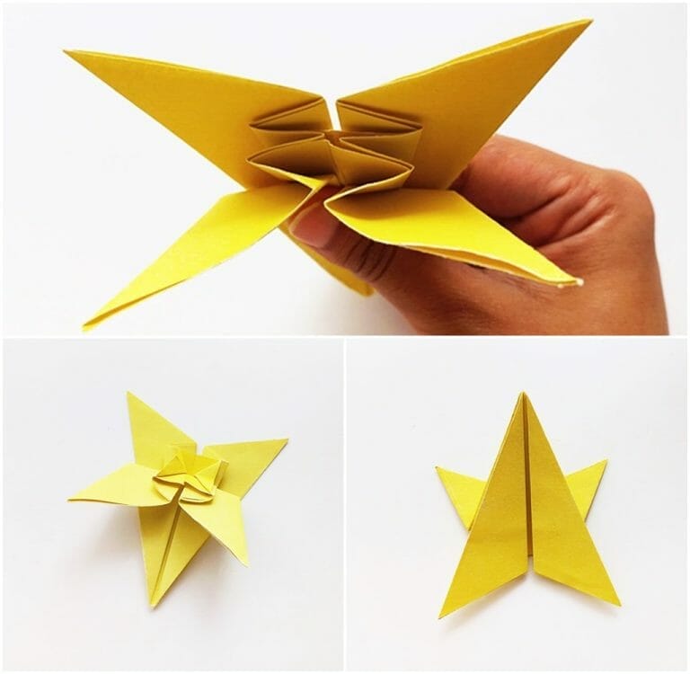 How To Make Origami Star Garland Easy - Arty Crafty Bee