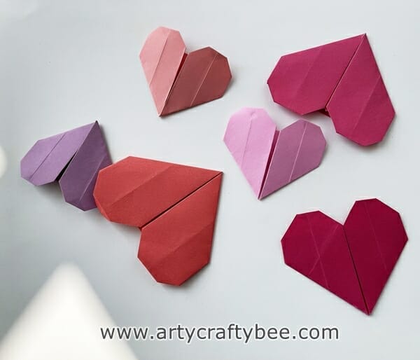 origami heart easy