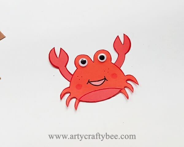 Coloring page happy crab. Coloring book for kids. Educational activity for  preschool years kids and toddlers with cute animal. Flat cartoon colorful  vector illustration.:: tasmeemME.com