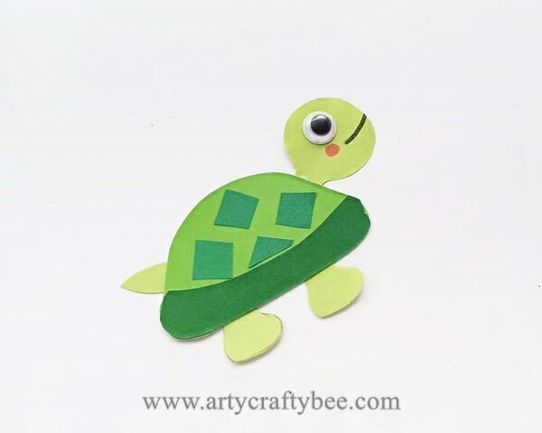 08 turtle craft paper plate